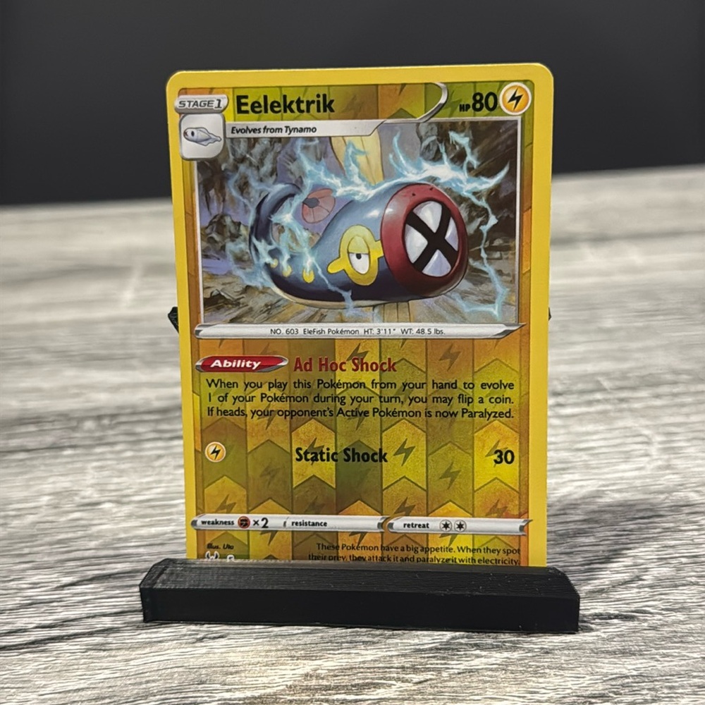 Pokémon | Lost Origin #60/196 (Reverse Holo): Eelektrik (2022) - Trading Card